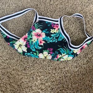 Tropical swim top